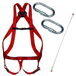 Kit ANTICAIDA (arnés+cuerda 1.5mt.+2conec.30)"CLIMAX"10BASIC