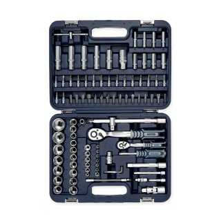 Juego de bocallaves Bremen 6380 94 piezas encastre 1/2" y 1/4"