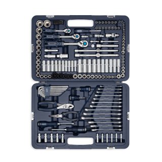 Juego de bocallaves Bremen 8010 160 piezas encastre 1/4" y 3/8" y 1/2"