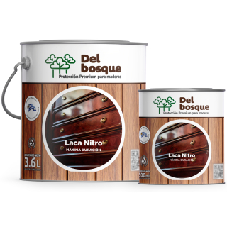 Laca Nitro Para Madera Brillante Del Bosque 3,6lt