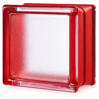 Ladrillo de Vidrio Esmerilado Mini CHERRY (Rojo)