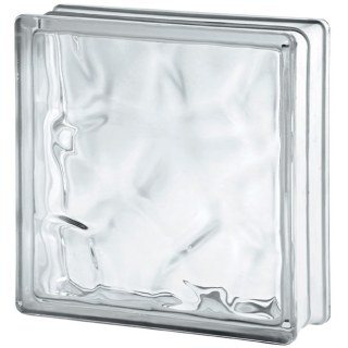 Ladrillo de Vidrio Grande 24 x 24cm Nube - Wave