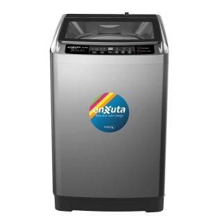 Lavarropa Automático Carga Superior 10,5 kg con Bomba y Tapa de Vidrio Enxuta LENX010550