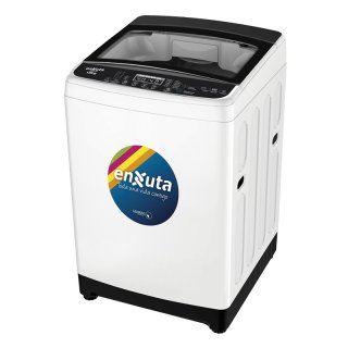 Lavarropa Automático Carga Superior 15 kg con Bomba y Tapa de Vidrio Enxuta LENX01550