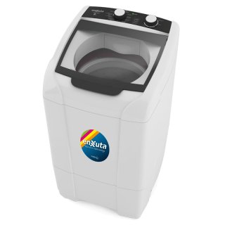 Lavarropa Automático Carga Superior 8 kg con Bomba y Tapa de Vidrio Enxuta LENX27880-1