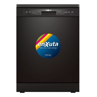 Lavavajillas 13 Cubiertos Negro Enxuta LVENX913N