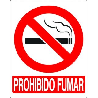Letrero «Prohibido Fumar» Best Value