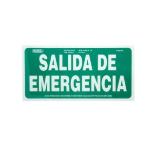 Letrero «Salida de Emergencia» Luminiscente Best Value