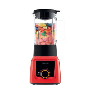 Licuadora 1000 W Vaso de Vidrio 2,3 Litros LicuaGlass Roja Rotel 72774