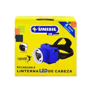 Linterna LED de Cabeza Recargable 1 W