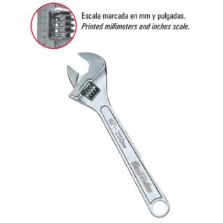 Llave Ajustable 12" Acero Templado