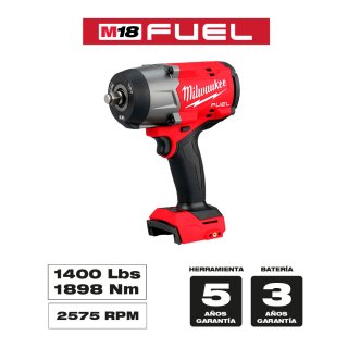 Llave de Impacto 1/2" M18 FUEL sin Batería ni Cargador Milwaukee 2967-20