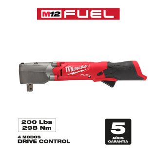 Llave de Impacto Ángulo Recto 1/2" M12 FUEL con Pin sin Batería Milwaukee 2565P-20