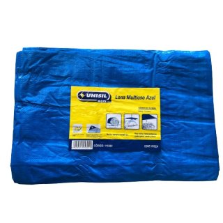 Lona Multiuso de Polyet. Azul 4 x 6 m