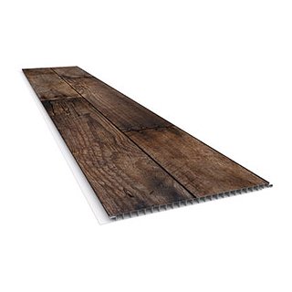 Tablilla PVC Madera Demolición Oscura