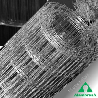 Malla Electrosoldada Galvanizada en Acero de Alto Carbono