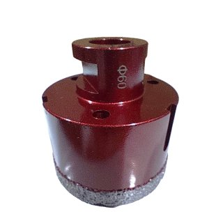 Mecha corona diamantada 60mm rosca M14