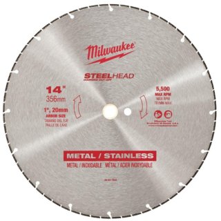 Disco Diamantado 14'' Corte Seco Metal Milwaukee Steelhead 49-93-7840