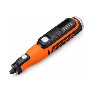 Minitorno Inalámbrico 8 V con 35 Accesorios Black+Decker BCRT8K35