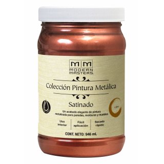 Pintura Metálica Cobre Satinado Modern Masters 946ml