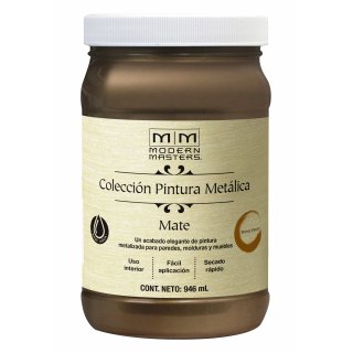 Pintura Metálica Bronce Oscuro Mate Modern Masters 946ml