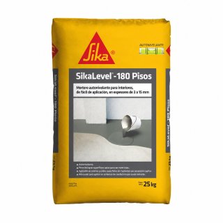 Mortero Autonivelante SikaLevel-180 Pisos Sika 25 kg