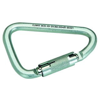 Mosquetón acero p/cint.seguridad,tipo D "CLIMAX"Mod.KH