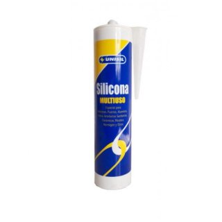 Silicona Acética Multiuso Blanca 280 ml UNISIL