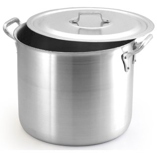 Olla Alta Aluminio Pulido 67L Oliveira