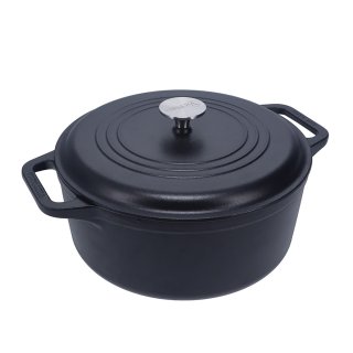 Olla de hierro curado 7 L/28 cm con asas Victoria 30162