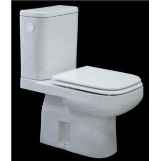 Inodoro Largo Con Cisterna Mochila Blanco Báltico Olmos
