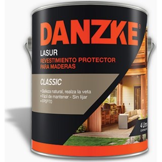 Protector De Madera Cristal Brillante Danzke Lasur Petrilac 1lt