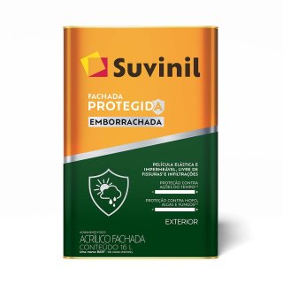 Pintura Suvinil Fachada Protegida Emborrachada base A, exterior, 16,2 L