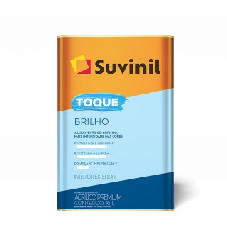 Pintura Suvinil Toque de Brillo base B, brillante, interior y exterior, 16,2 L