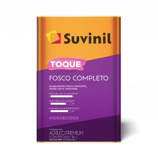Pintura Suvinil Toque Mate Completo base B, mate, interior y exterior, 16,2 L