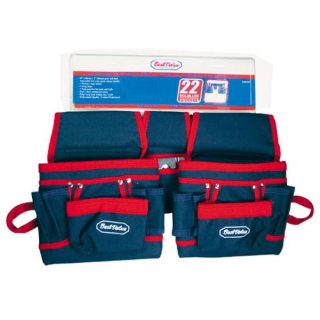 Porta Herramientas 22 Bolsillos con Cinto