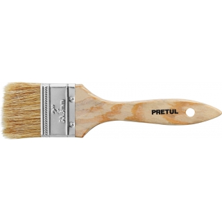 Pincel Brocha Cerda Blanca 2'' 50mm Pretul BRE-2 (Pack x 12)