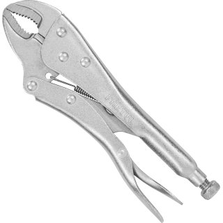Alicate Gripp Mordaza Curva Largo 7'' Pretul PP-7C 