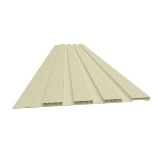 Tablilla PVC Ripado Beige 3 m