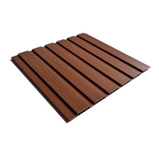 Tablilla PVC Ripado Marrón 7 mm 6,02 m