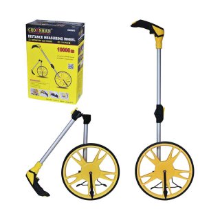 Rueda Medidora Odómetro 0 a 10000 m con Mango de Aluminio Crownman 0905950