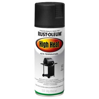 Esmalte Alta Temperatura 650°C Negro Rust Oleum Aerosol 340gr