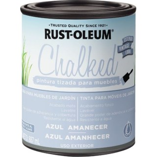 Pintura Tizada Azul Amanecer Chalked Exterior Rust Oleum 887ml