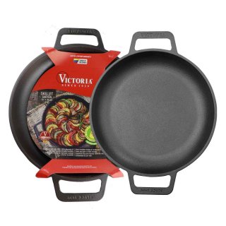 Sartén hierro esmaltado 25 cm con asas Victoria 30896