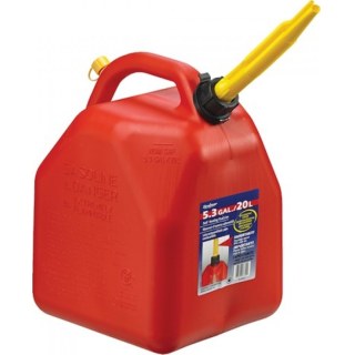 Tanque Bidón Combustible Nafta 20lt Rojo Scepter