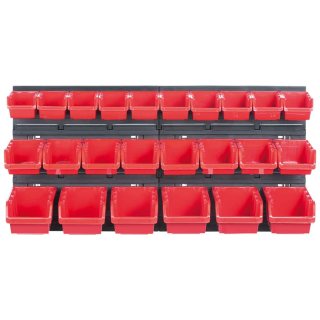 Set 2 Tableros 40 x 40 cm con 24 Gavetas para Pared Orderline Kistenberg KOR2-S411