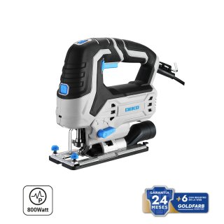 Sierra Caladora 800 W con Láser y Luz LED Deko DKJS80XP100