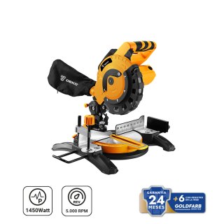 Sierra Ingletadora 8" (210 mm) 1450 W Deko DKMS1450-210F