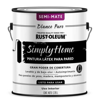 Pintura Látex Interior Blanco Puro Simply Home 3,785lt