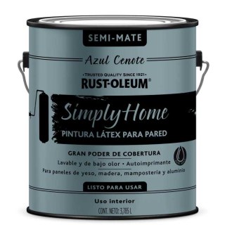 Pintura Látex Interior Azul Cenote Simply Home 3,785lt